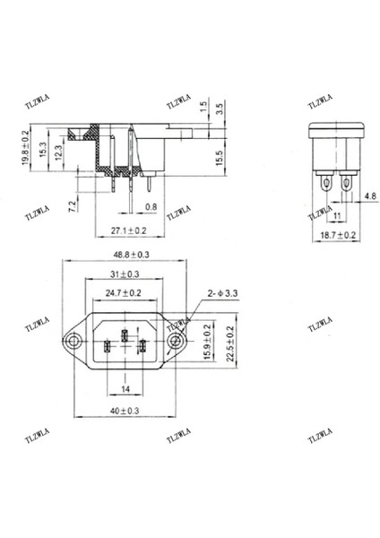 MR-212 Bilgisayar Power Soket Erkek Söketi Kulaklı fırsatları