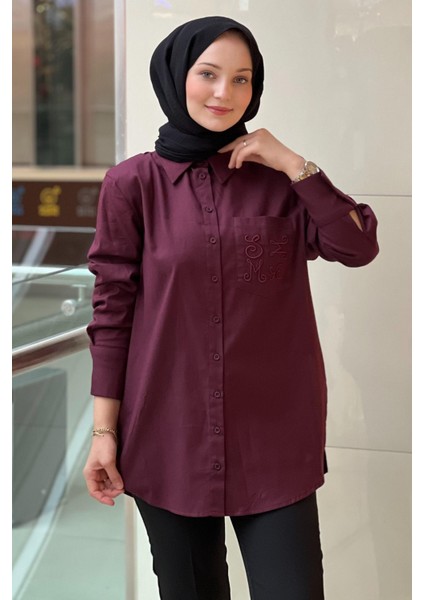 Missemramiss 4890 Mssm Nakışlı Gömlek