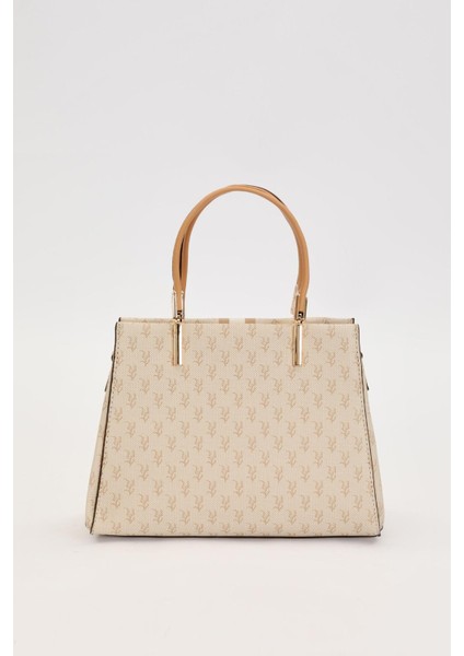 Haki Monogram Desenli El Çantası fırsatları