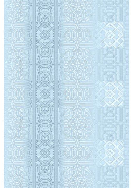Açık Mavi Vintage Osmanlı Desentek Parça Tekstil Duvar Kağıdı – modelleri