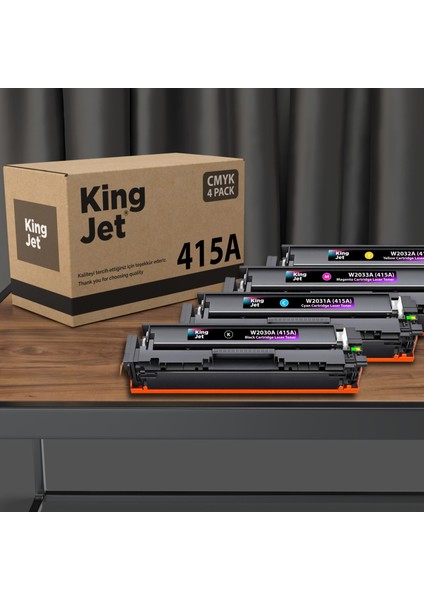 Hp 415A Uyumlu Standart Kapasiteli 4 Renk (Takım) Çipli Muadil Toner | Mfp M480F
