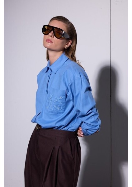 Missemramiss 4890 Mssm Nakışlı Gömlek fiyatları