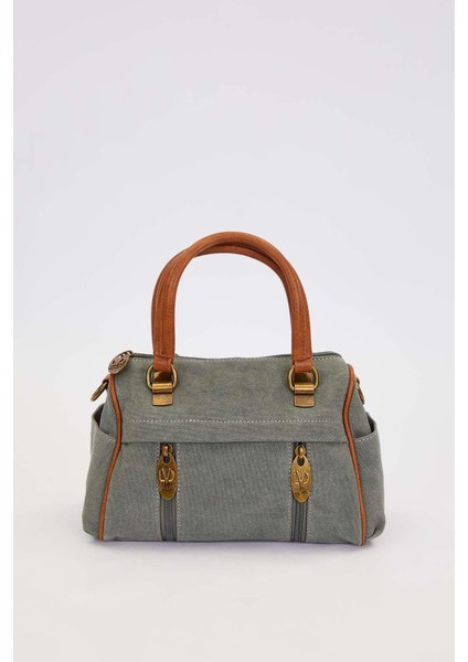 A.mavi Çok Gözlü El Kanvas El Çanta