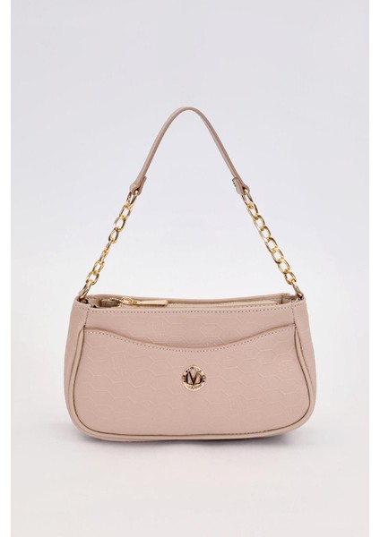 Vizon Zincir Detaylı Trend Omuz Çantası
