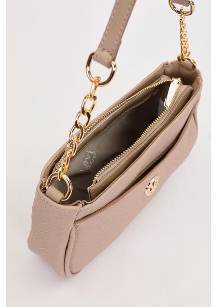 Vizon Zincir Detaylı Trend Omuz Çantası modelleri