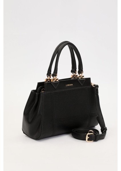 Siyah Şerit Dikiş Model El Çantası fiyatları