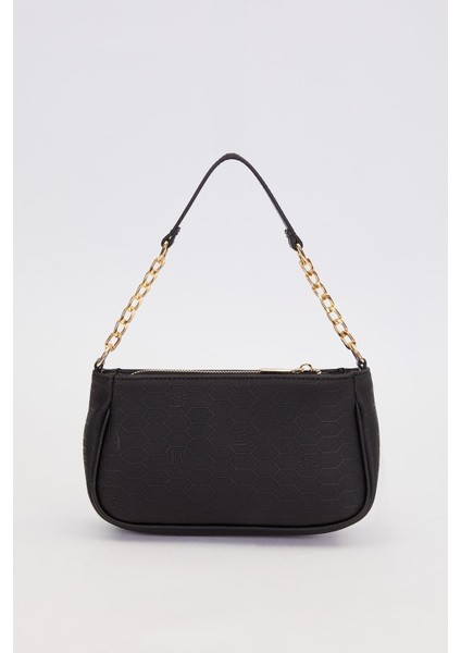 Siyah Zincir Detaylı Trend Omuz Çantası fırsatları