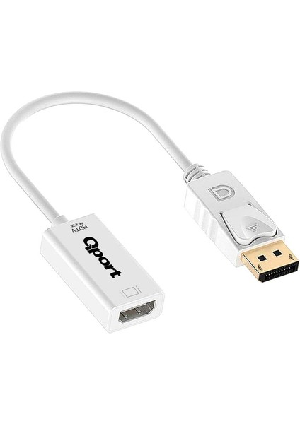 Q-Dp-Hdb Dısplay Port To HDMI 4K Çevirici