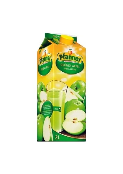 2 Lt Yeşil Elma Meyve Suyu 2 Li Paket fiyatları