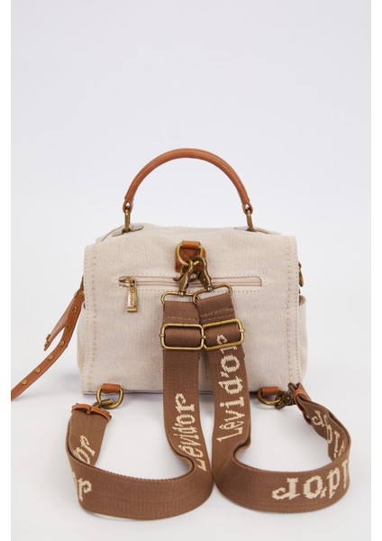 Krem Çift Askı Kullanımlı El Çantası fırsatları