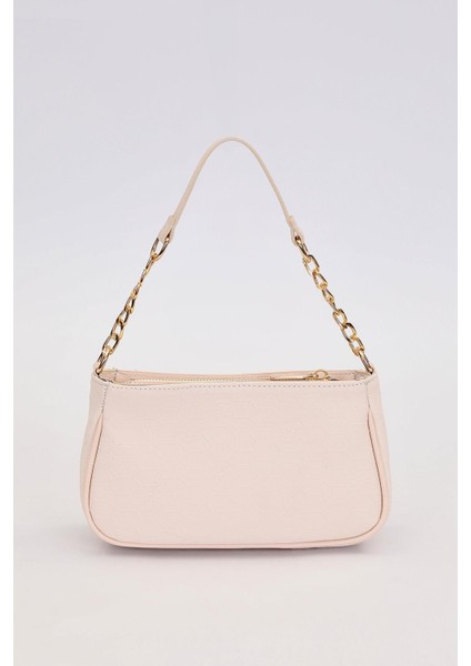 Krem Zincir Detaylı Trend Omuz Çantası fırsatları