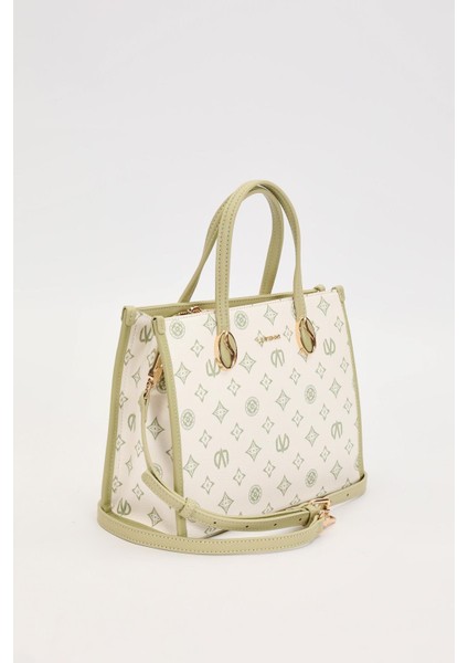 Yeşil Lvd Baskılı El Çantası fiyatları