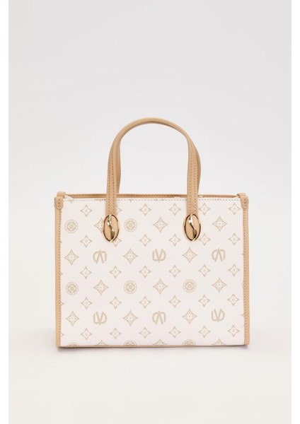 Krem Lvd Baskılı El Çantası fırsatları