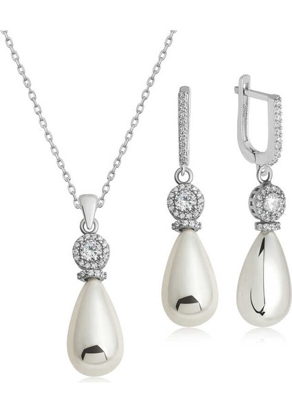 Gümüş Damla Inci Kadın Set fırsatları