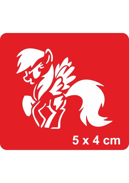 Küçük Midilli At Tattoo Geçici Dövme Şablonları Kına Kalıpları