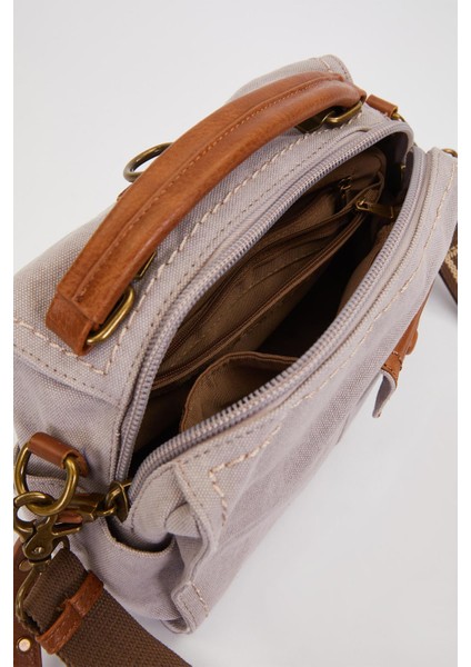 Gri Çift Askı Kullanımlı El Çantası modelleri