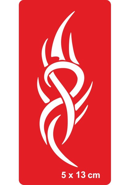 Tribal 69 Tattoo Geçici Dövme Şablonları Kına Kalıpları