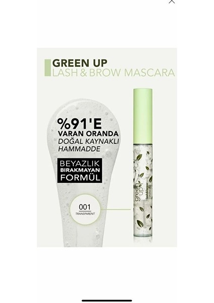 Green Up Lash&brow MASCARA-001 fiyatları