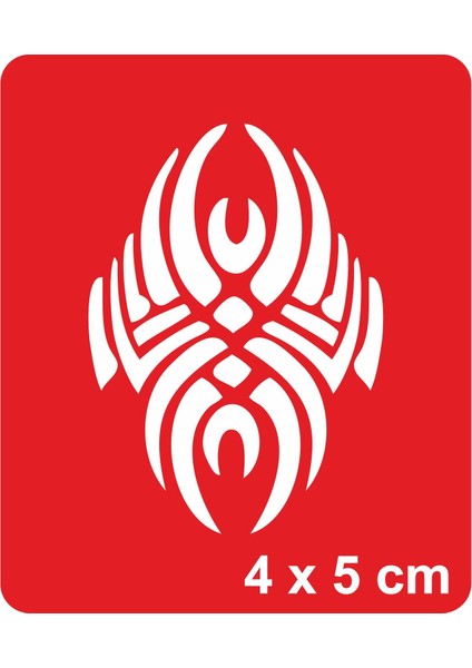 Akrep Tribal Tattoo Geçici Dövme Şablonları Kına Kalıpları