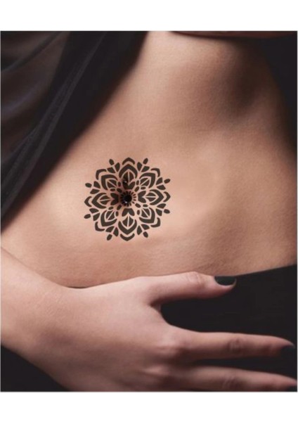 Mandala 362 Tattoo Geçici Dövme Şablonları Kına Kalıpları fiyatları
