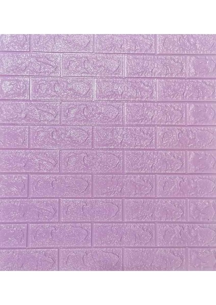 Yapışkanlı Duvar Paneli 3D Dekoratif Esnek Duvar Kağıdı Kaplama Köpük (70X77)
