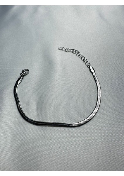 Paslanmaz Çelik Zincir Bileklik Unisex