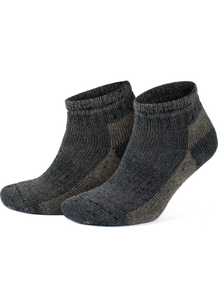 Alpaka Yünlü Tam Havlulu Kalın Termal Bilek Boy Çorap 6007