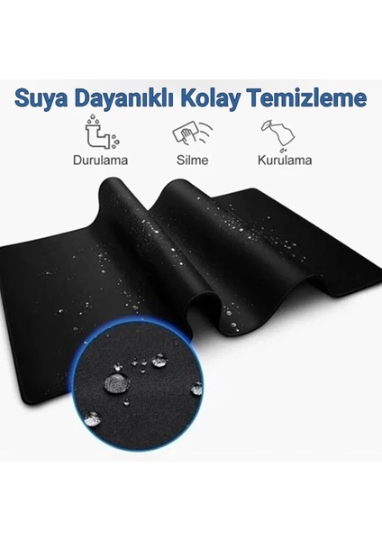Sonictouch Kartalın Efendisi Siyah Beyaz Dikişsiz Pürüzsüz Sıvı Geçirmez Xxl Gamer Klavye Mousepad 40X90CM fırsatları
