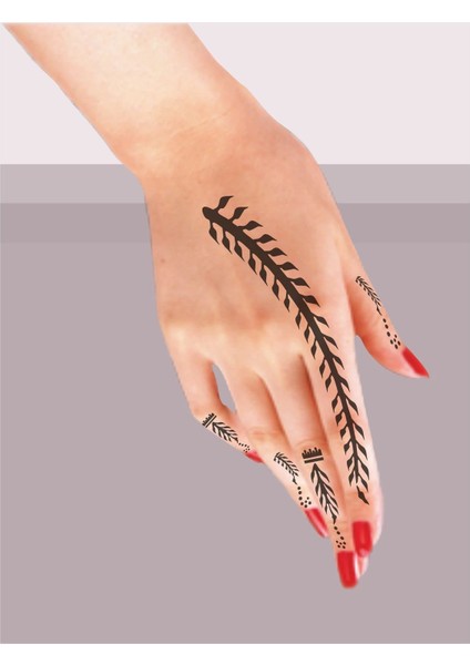 Aşk Merdiveni 5'li Set Geçici Dövme Kına Şablonu fiyatları