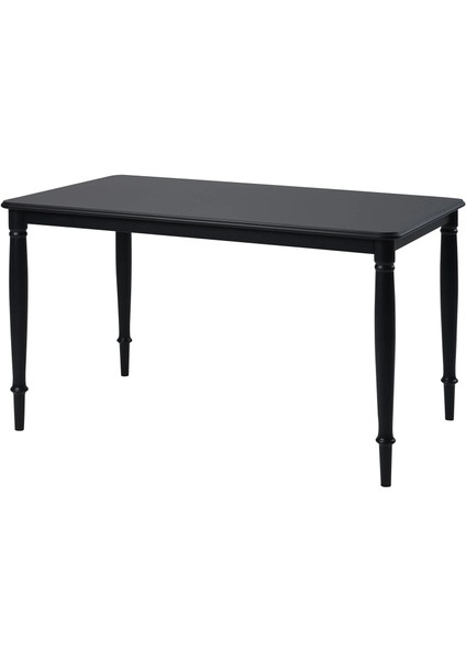 Danderyd Mutfak Masası Siyah 130 x 80 Cm 4 Kişilik