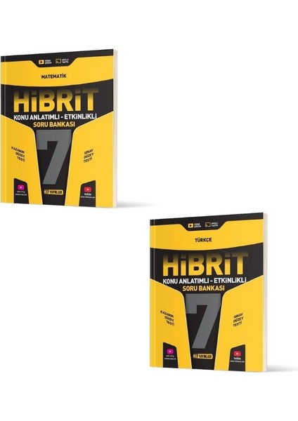 7.sınıf Hibrit Matematik+Fen Bilimleri Soru Bankaları