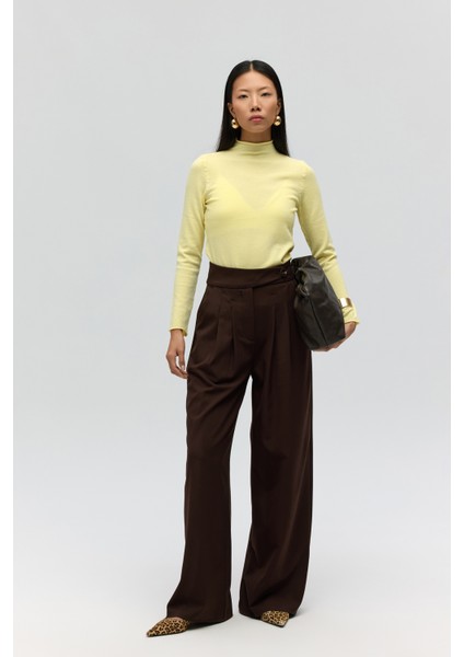 Serina Balıkçı Yaka Sarı Ince Triko fiyatları