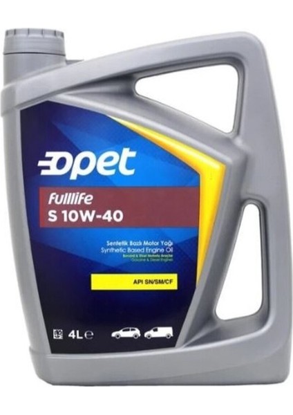 Fulllife S 10W-40 Motor Yağı 4l fiyatları