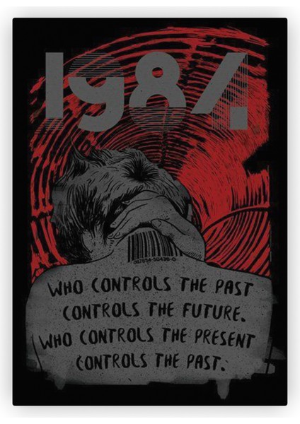 1984 Ahşap Poster 20 x 29 cm