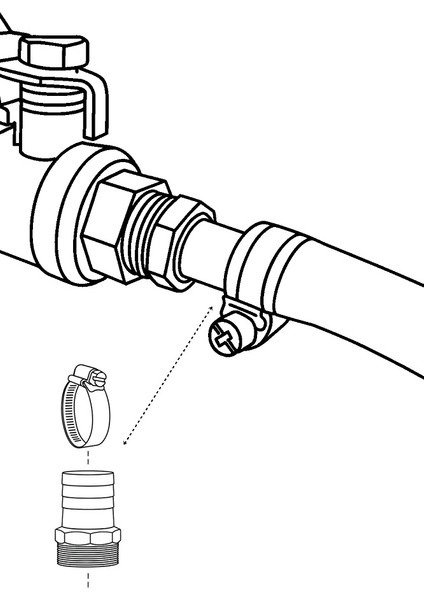 Paslanmaz Hortum Rekoru | Rekor + Kelepçe Set | Krom Çelik Hortum Ucu | 304 Kalite fiyatları