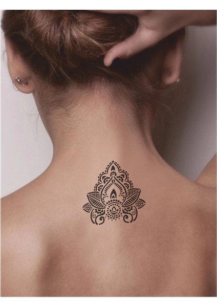 Dantel Motifi 254 Tattoo Geçici Dövme Şablonları Kına Kalıpları fiyatları