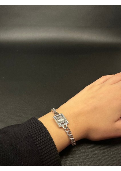 Paslanmaz Çelik Baget Taşlı Bileklik fiyatları