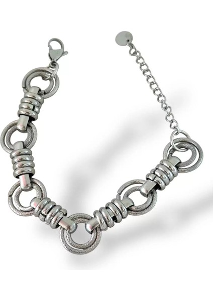 Halka Detaylı Çelik Bileklik fiyatları