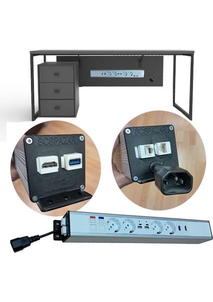 Tak Çalıştır Bürotik Priz Blok Masa Altı fiyatları