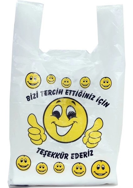 Gülenyüz Baskılı Hışır Poşet Orta Boy 1 kg