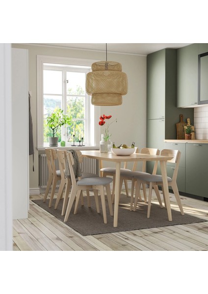 Lısabo Yemek Masası Dişbudak Kaplama 200 x 78 Cm 6-8 Kişilik fırsatları