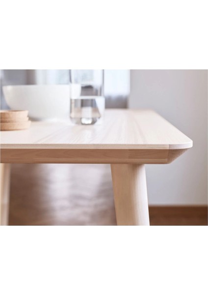 Lısabo Yemek Masası Dişbudak Kaplama 200 x 78 Cm 6-8 Kişilik indirimleri