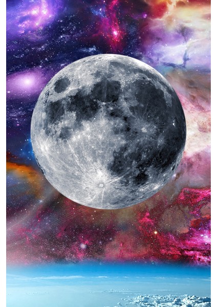 Uzay ve Galaksi Manzaralı Tekstil Duvar Kağıdı modelleri