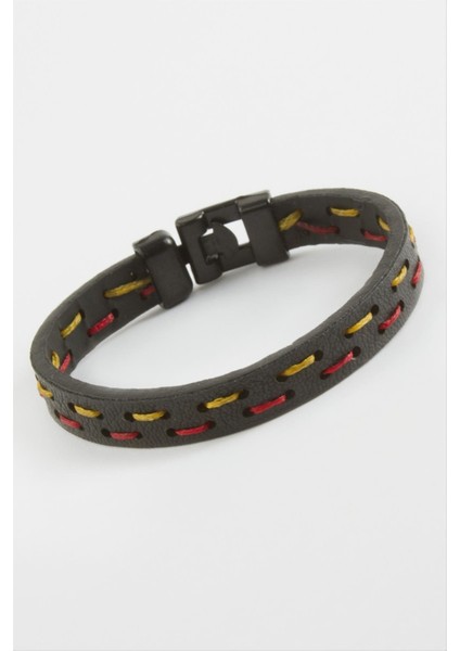 Zengezur Taraftar Kaliteli Suni Deri Bileklik-Siyah fiyatları