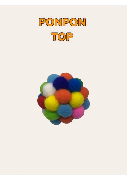 L 11 1 Kedi Oyuncaklıtu Seti:3 Katlı Oyuncak 60 cm Olta Ponpon Top Kedi Naneli Top 1 Adet fırsatları