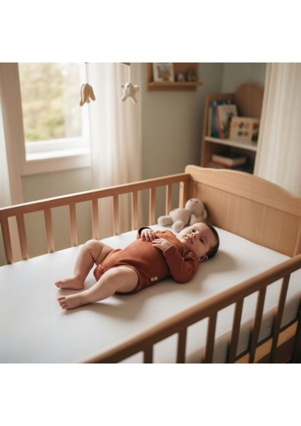 5'li Premium %100 Pamuk Çıt Çıtlı Uzun Kollu Bebek Body Bebek Zıbın Bebek Atlet