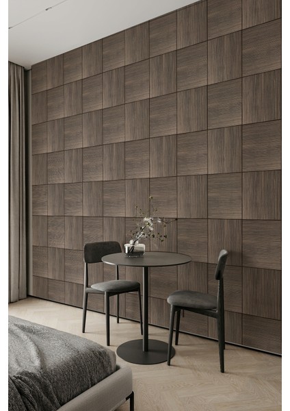 Kare Ahşap Desenli Tek Parça Duvar Kağıdı fiyatları