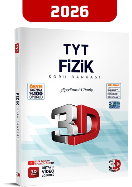2026 3D Tyt Fizik Soru Bankası