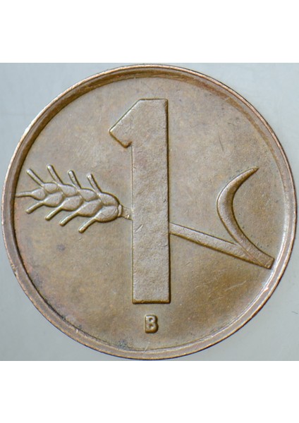 İSVİÇRE 1 RAPPEN 1949 BBRONZ 16 mm.