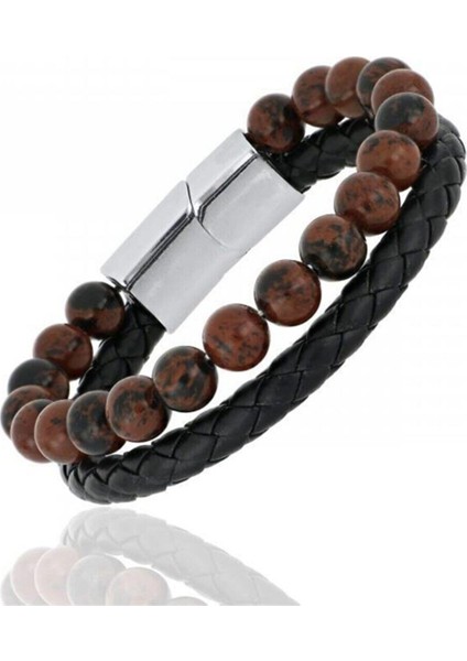 Doğal Taşlı Şahin Gözü Deri Bileklik Dbltprsahın fiyatları